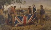 William Strutt The Burial of Burke oil painting